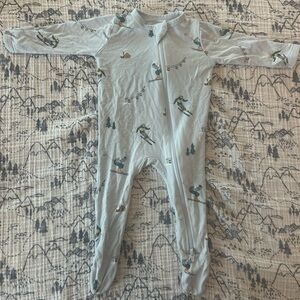 Kyte Baby Onesie 0-3 months - Skier print